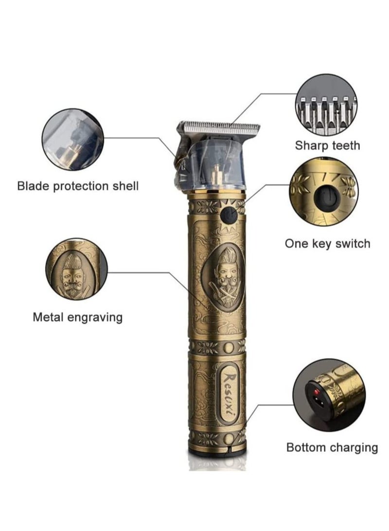 ELTRAZONE Professional Hair Clippers for Men Outliner Grooming Beard Trimmer Close Cutting Salon Cordless Rechargeable Quiet With Swift Scissor,Cord And Cordless Shavers - Image 3