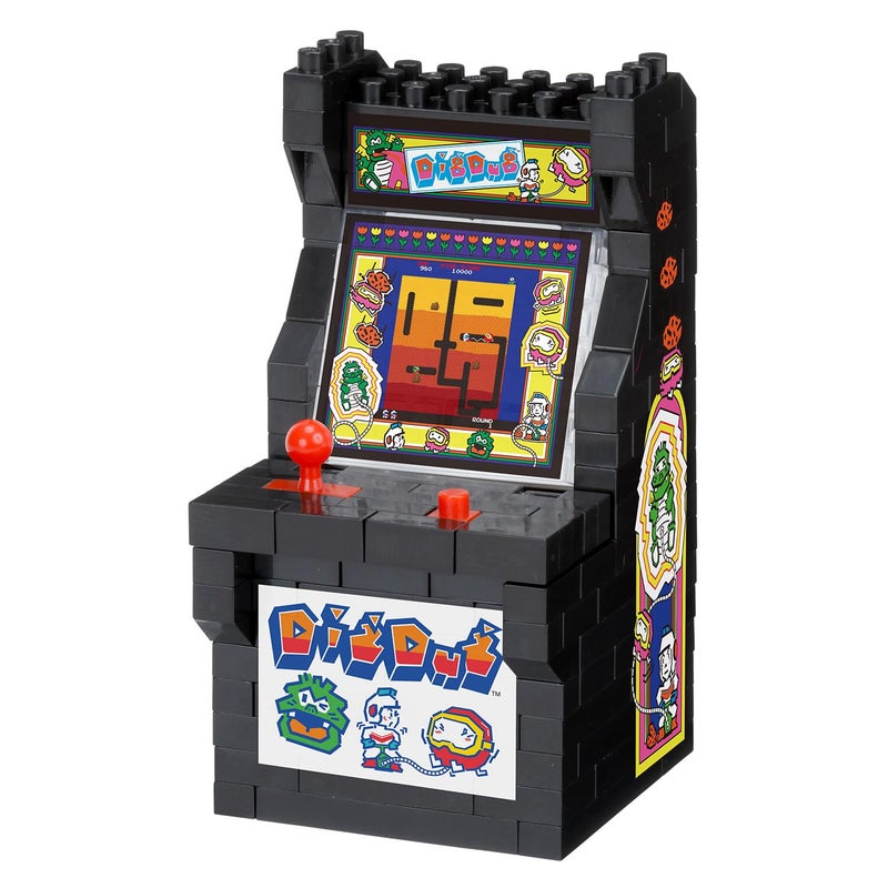 Kawada nanoblock - Namco Classic Games - Galaga/Dig Dug Arcade Machine Character Collection Series Building Kit - Image 2