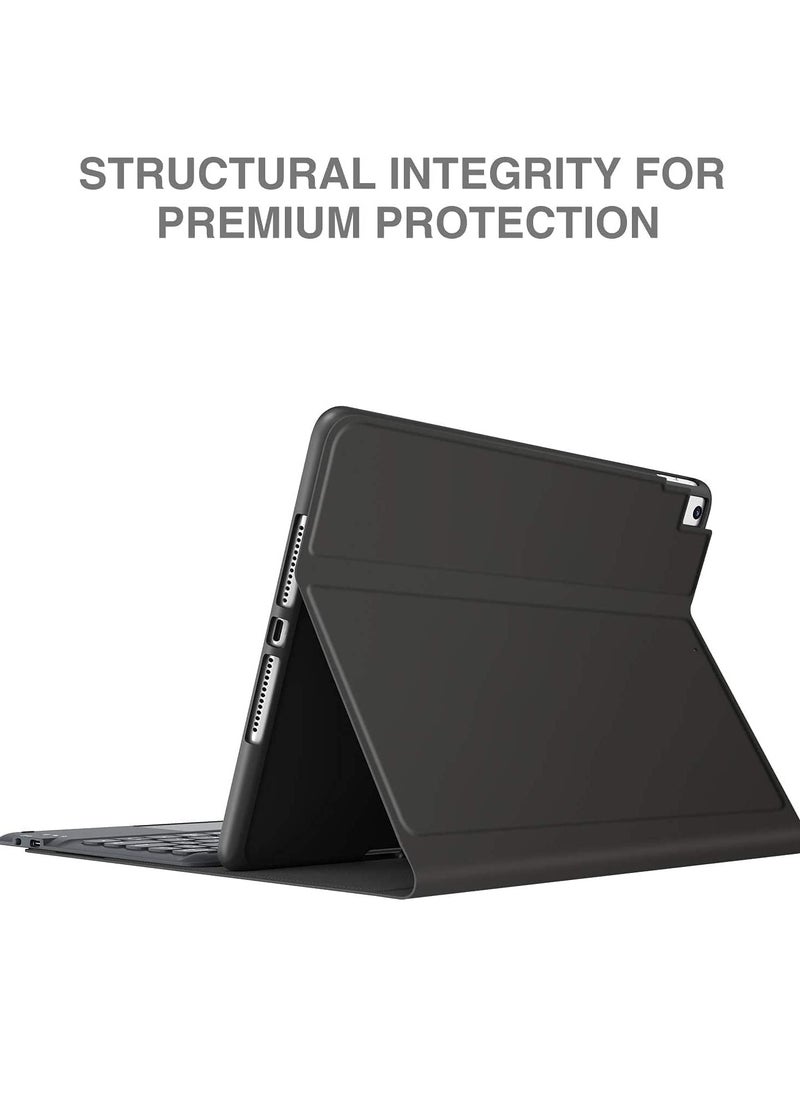 MIGOFAST Keyboard Case with Touch Pad For iPad 10th Generation Keyboard for iPad 10th Gen 10.9 Inch Smart Trackpad Detachable Wireless with Pencil Holder Flip Stand Eng+Arb  Black  - Image 5