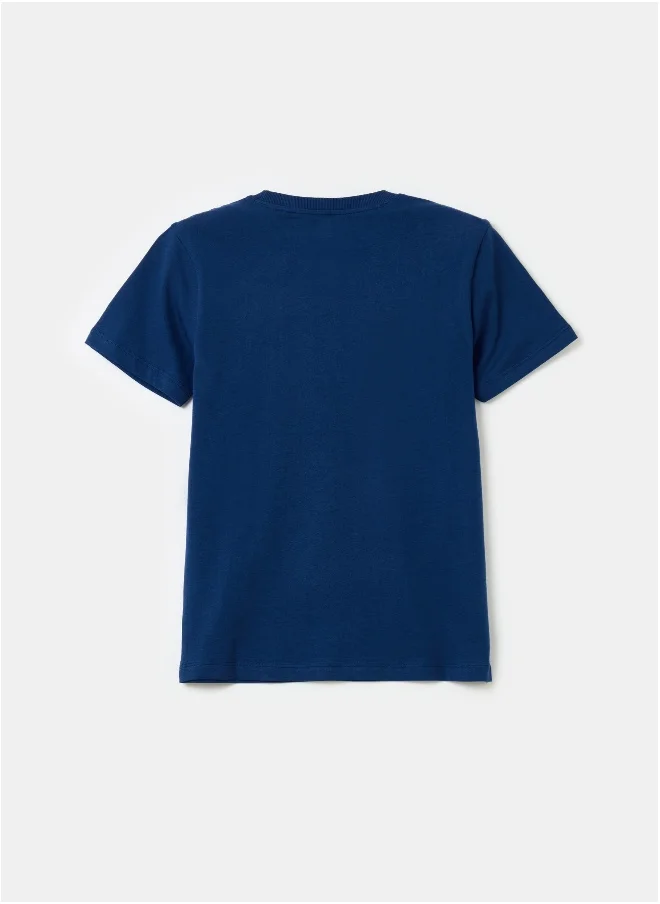 او في اس Ovs T-Shirt3/4Col+H Blue