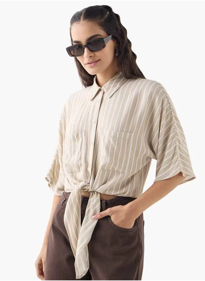 Lee Cooper Lee Cooper Striped Shirt with Pockets
