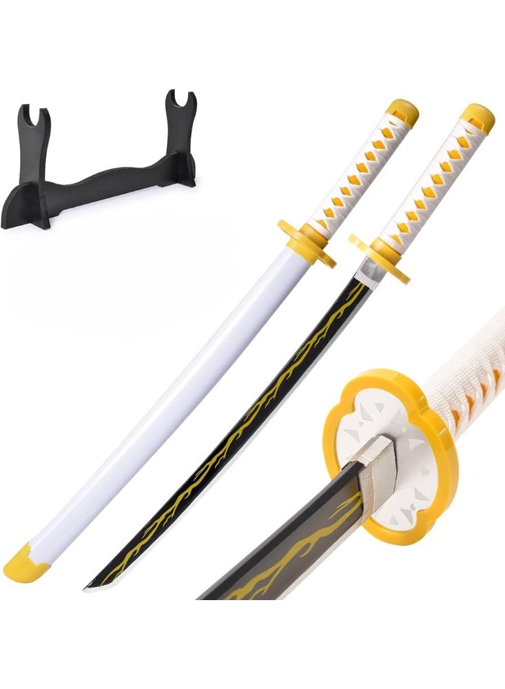 O8.design Anime | Zenitsu Agatsuma Sword Replica (1:1 Scale) | High-Quality Carbon Steel, Non-Sharpened Prop for Cosplay & Collectors - Image 2