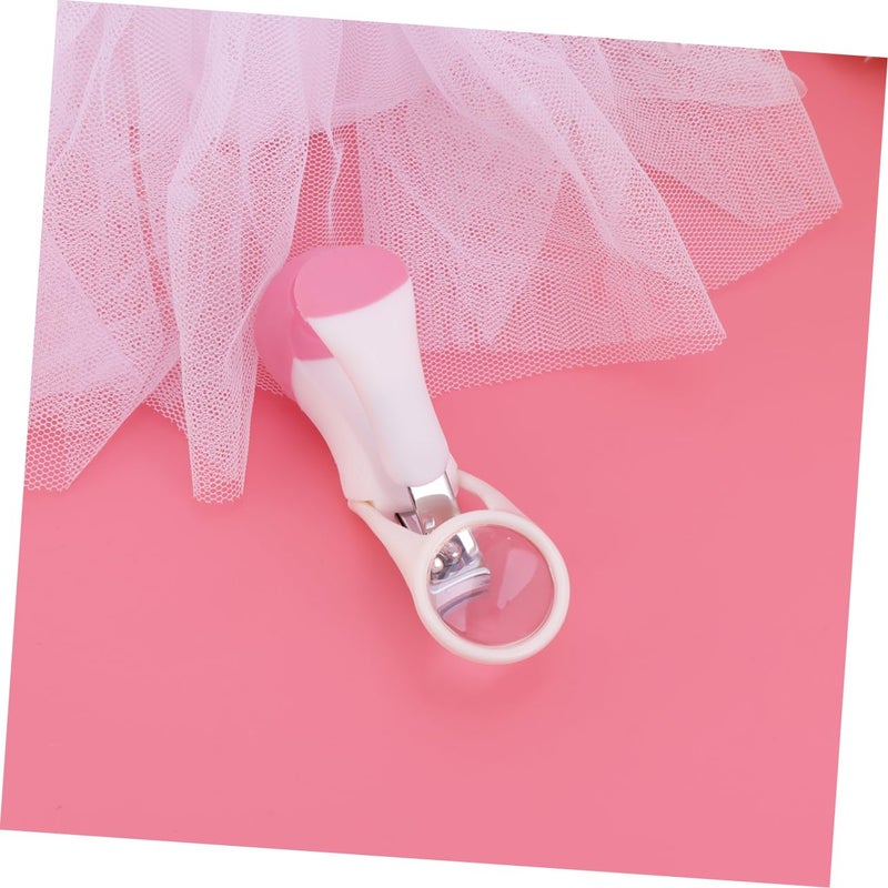 Pink Baby Nail Care Kit 3Pcs Set Nail Clippers Tweezer Scissors For Newborns Toddlers - Image 5