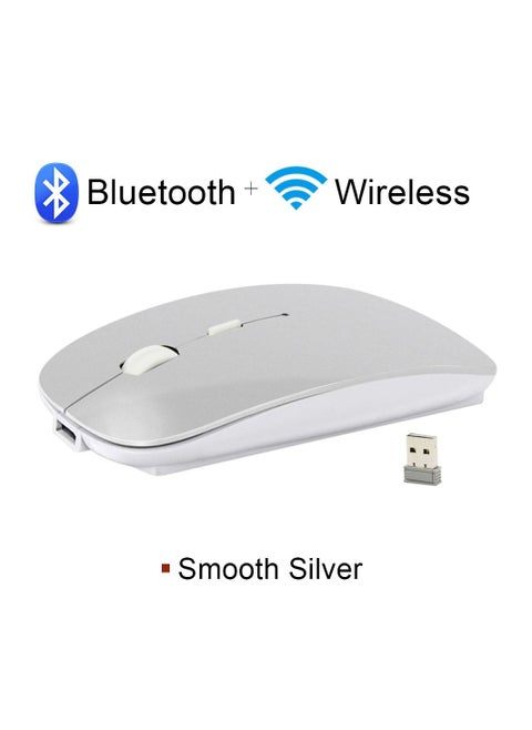 Wireless Mouse, Ergonomic PC Mouse with USB Receiver for Computer, Laptop, Desktop, Silent Click, Comfortable Ergo Mouse, 15M Wireless Connection, Ultra-fast Scroll