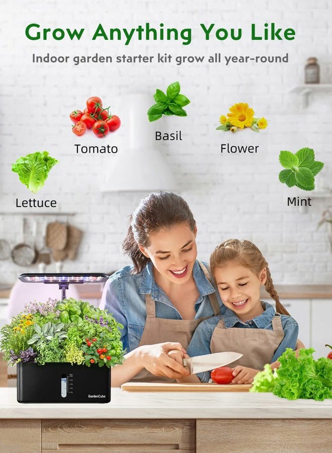 GARDENCUBE 166pcs Hydroponic Pods Kit: Compatible with Aerogarden Grow Anything Herb Kits - Includes Grow Sponges Grow Baskets Grow Domes Labels A&B Plant Food - Hydroponics Supplies for Most Brand - Image 5