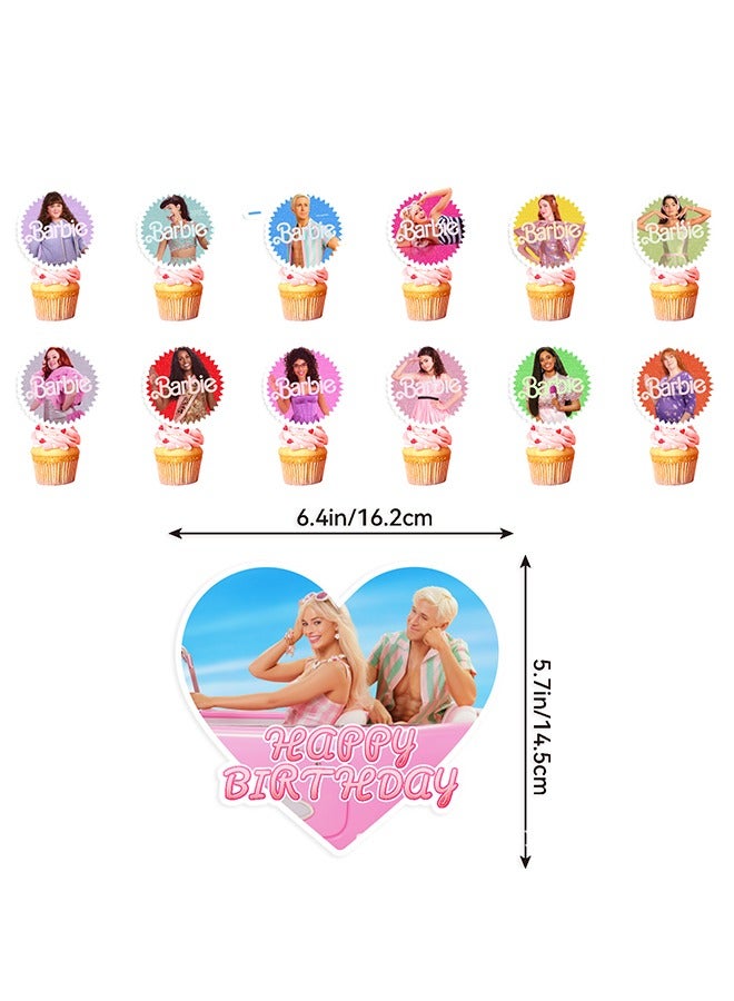 Ocean ديكور مشهد حفلة عيد الميلاد بموضوع الفيلم من باربي، اخلق جو احتفالي حالم - Image 4