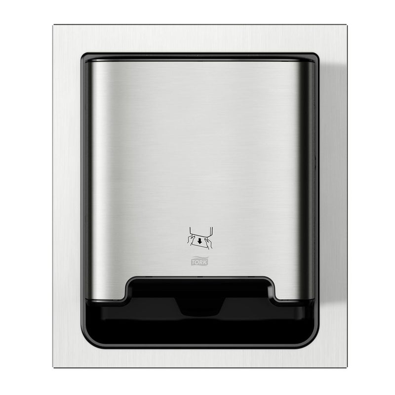 Tork Tork Matic Paper Hand Towel Roll Dispenser Stainless Steel H1 Recessed Image Range 461023  - Image 1