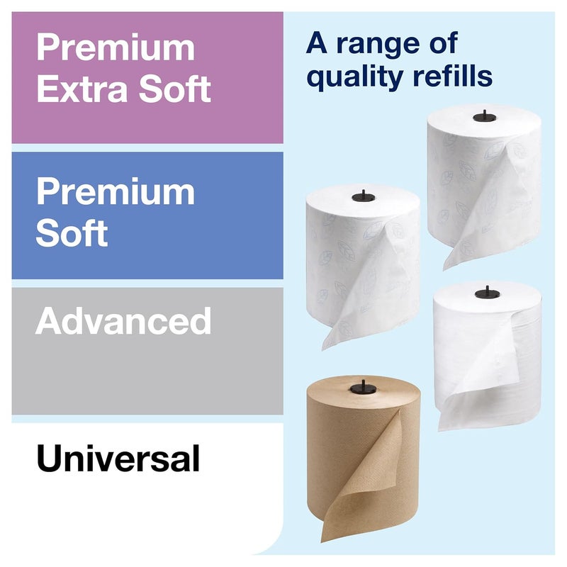 Tork Tork Matic Paper Hand Towel Roll Dispenser Stainless Steel H1 Recessed Image Range 461023  - Image 3