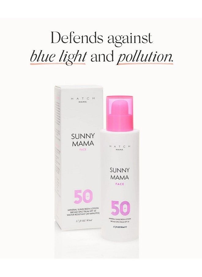 Hatch - Collection | Sunny Mama Face Sunscreen | Mineral Sunscreen Broad Spectrum Spf 50 Pregnancy Safe Spf For Face - Image 1