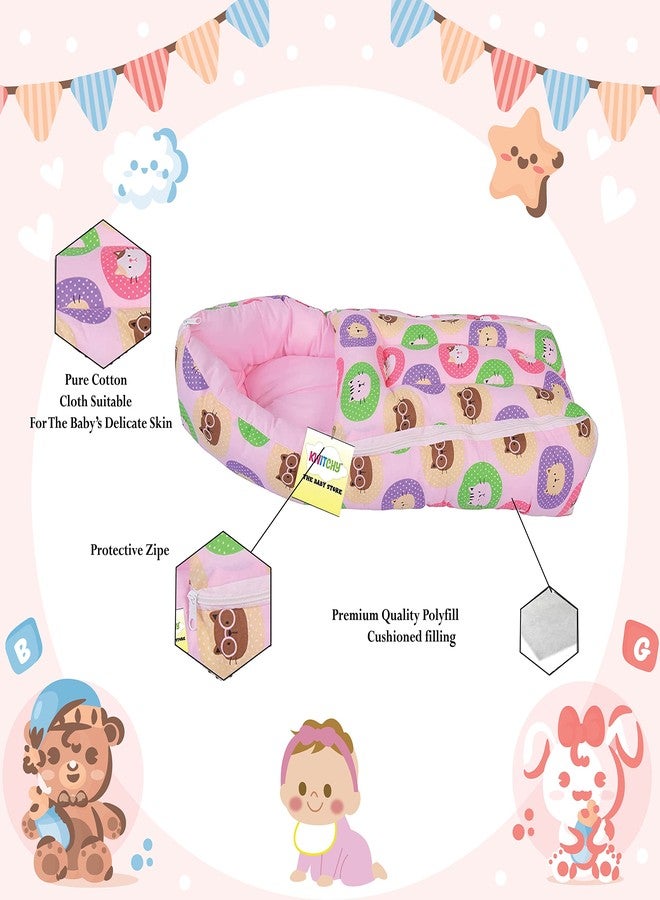 Kwitchy حقيبة حمل الأطفال حديثي الولادة من كويتشي (من 0 إلى 6 أشهر) - وردي - Image 5