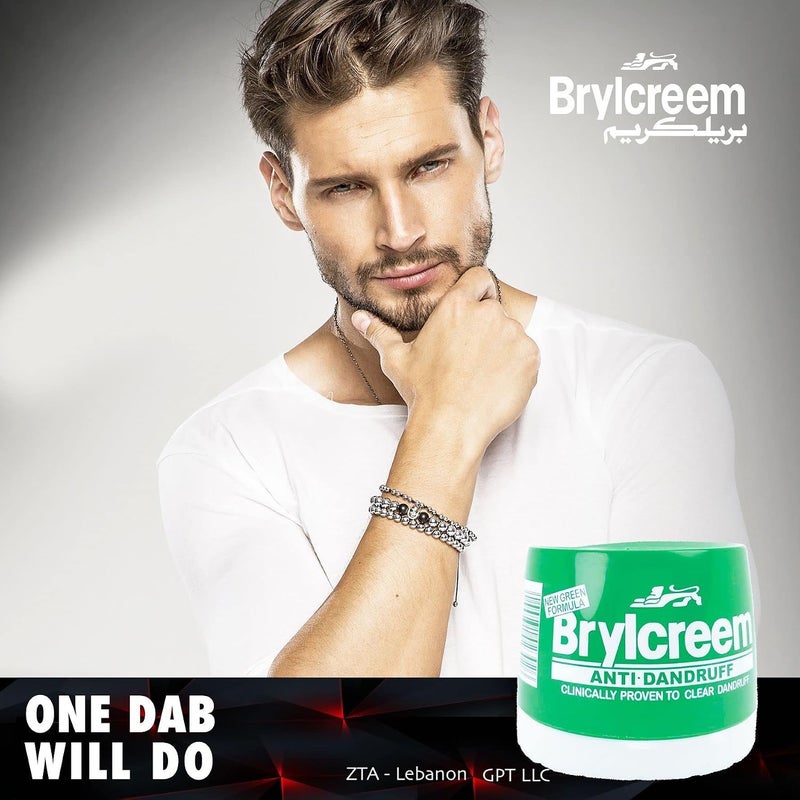 Brylcreem Anti-Dandruff Cream 210ml - New Green Formula - Image 4