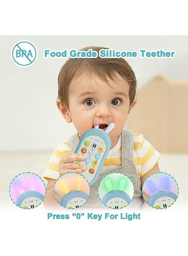 Baby Musical Toys, Sensory Learning Toys with 12 Functions,Silicone Pretend Touch Mobile Phone Toy,Baby Cell Phone Toys With Music And Sound,Preschool Birthday Gift For Boy 18+ Months - Image 5