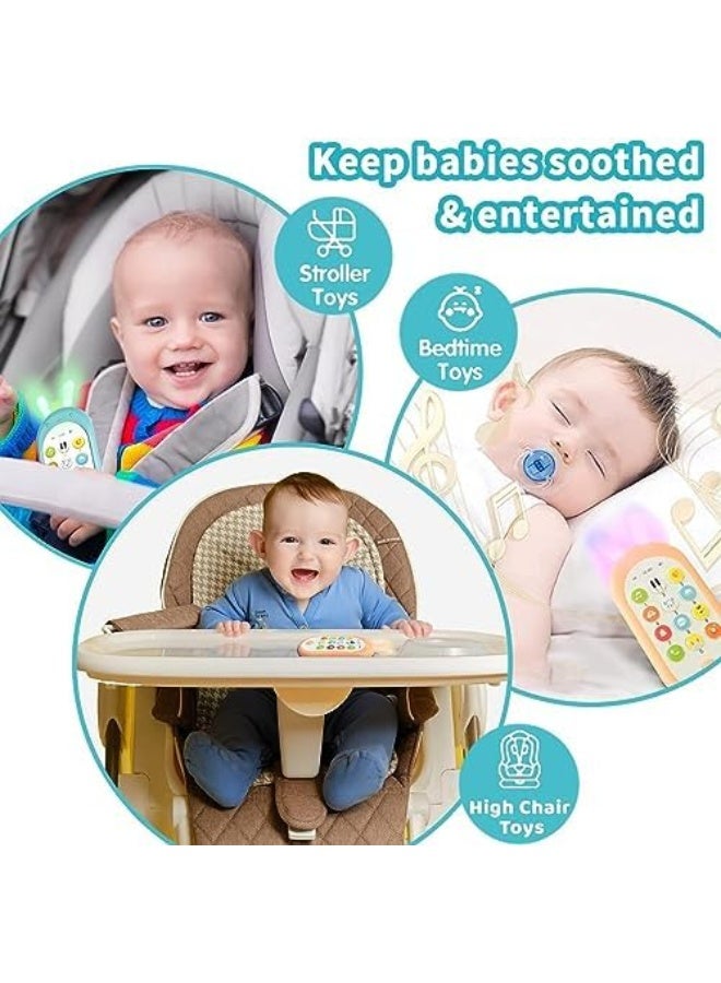 Baby Musical Toys, Sensory Learning Toys with 12 Functions,Silicone Pretend Touch Mobile Phone Toy,Baby Cell Phone Toys With Music And Sound,Preschool Birthday Gift For Boy 18+ Months - Image 4