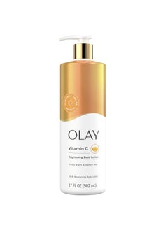 Olay Body Lotion for Women, Brightening with Vitamin C Serum, Visibly Bright & Radiant Skin, 24hr Moisture & Hydration, Fast Absorbing Formula, Vitamin B3 Complex, For All Skin Types, 17 fl oz  - Image 1