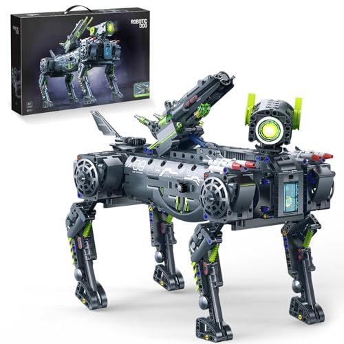 GEVINST Robot Robotic Dog Building Set for Boys Ages 812 1609 Pieces STEM Animal Toys Model Building Kit Gift for Adults Kids Teens Ages 814 Static - Image 1