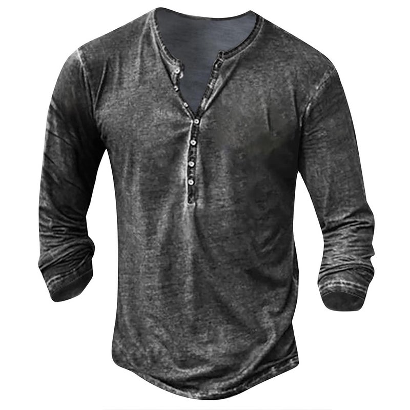 Foreign Trade Men's Autumn and Winter European Size 3D Digital Printing Snowflake Youth Large Size Hip-Hop Casual Long-Sleeved Men's T-Shirt - Image 4