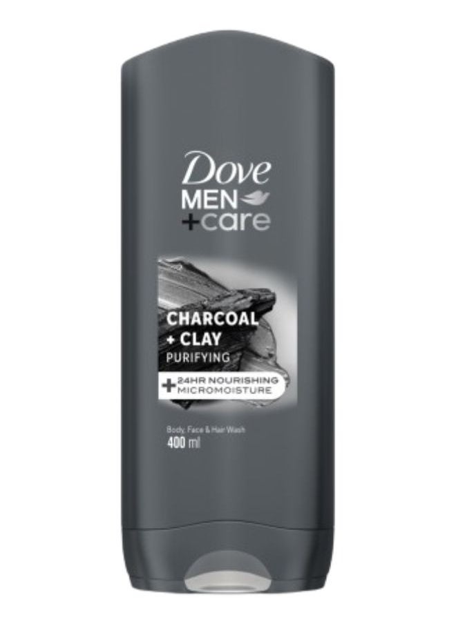 DOVE MEN - 3 In 1 Purifying Cleanser Charcoal And Clay - Image 1