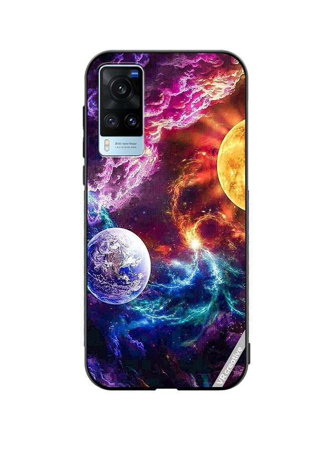VR CREATIVE Protective Case Cover For Vivo X60 Beautiful Galaxy Design Multicolour - Image 1