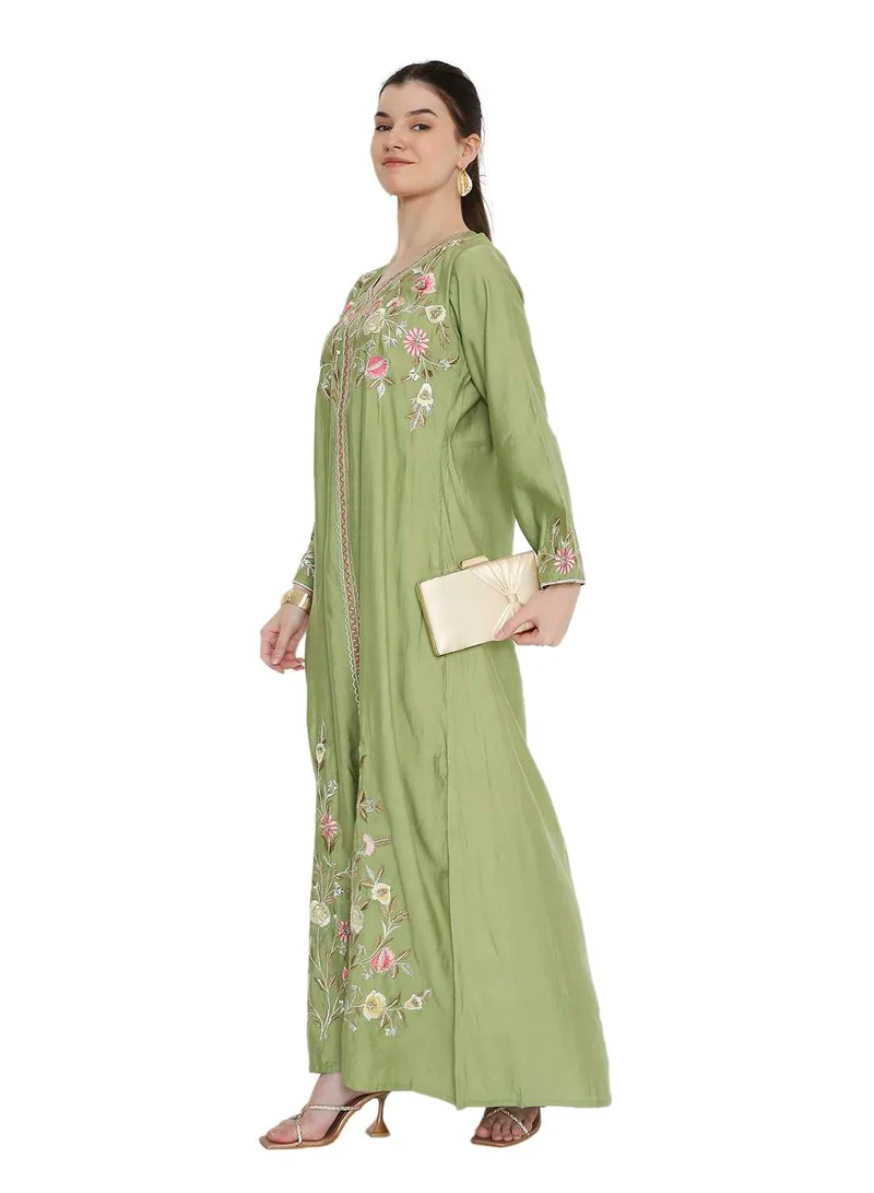 HANA & SARA luxe and comfy tradtional long arabic kaftan jalabia dress