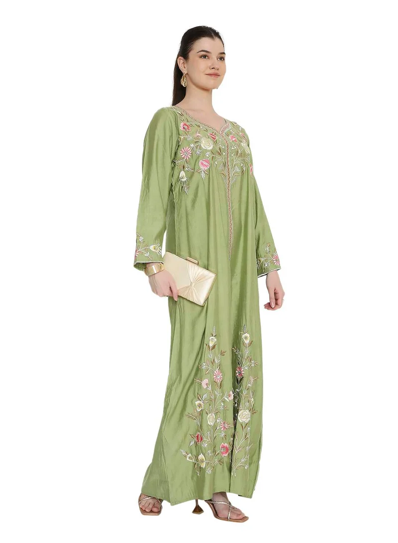 HANA & SARA luxe and comfy tradtional long arabic kaftan jalabia dress