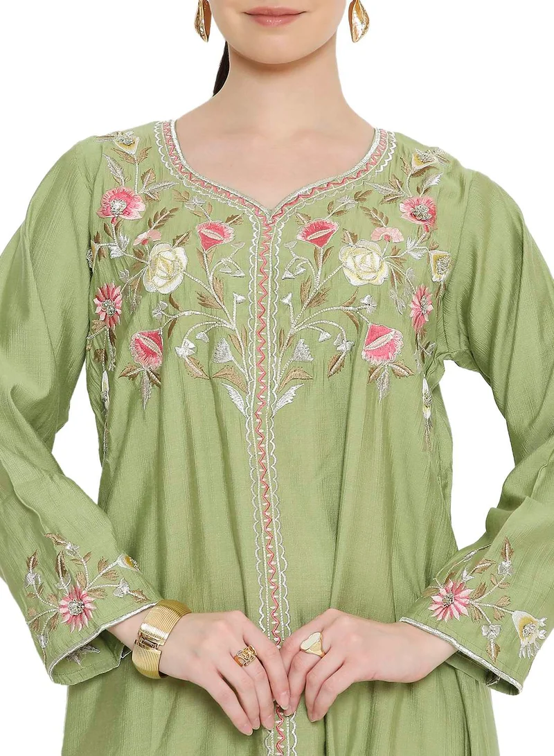 HANA & SARA luxe and comfy tradtional long arabic kaftan jalabia dress