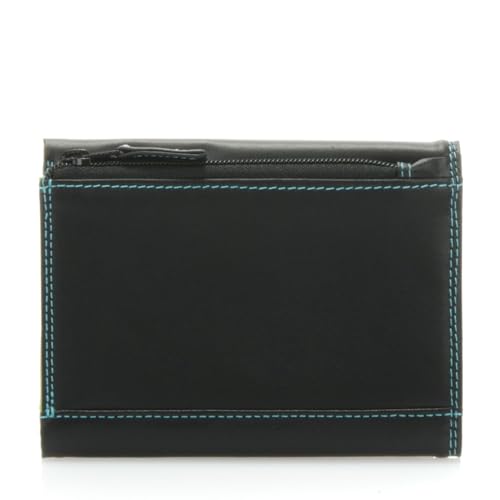 mywalit Tri-Fold Leather Wallet | 8 Card Slots Wallet | ID Window & Coin Pocket | Black Pace | Stylish & Functional Accessory for Men & Women | Perfect for Everyday Use - Image 3