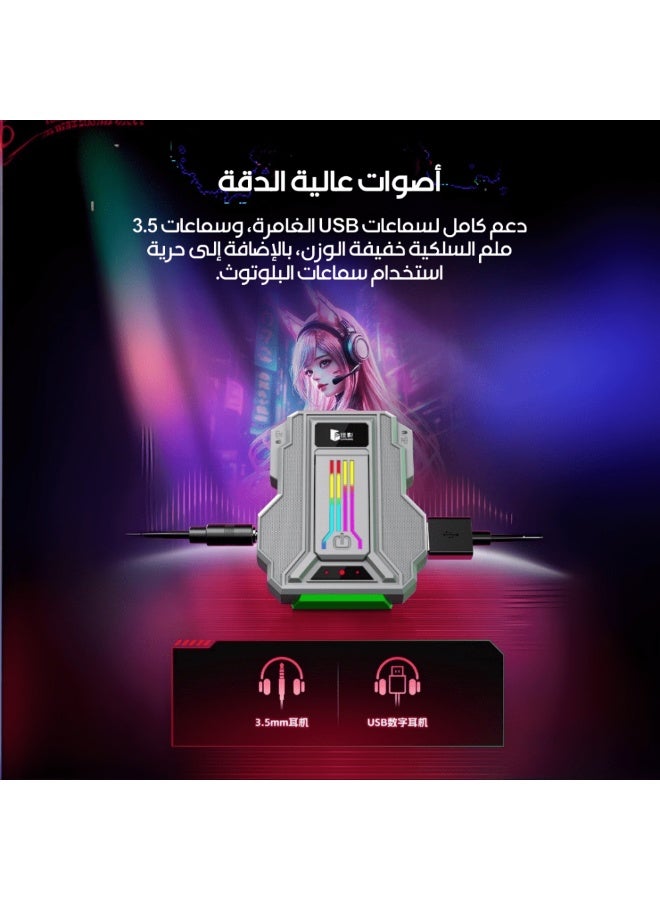 جاموينج  محول Gamwing Lie Ying 2 Pro للعب بالماوس ولوحة المفاتيح على الهاتف المحمول للألعاب محول ذكي رسم الخرائط السلكية USB مزدوج الوجهين المقبس بقدرة PD 60W و QC 18W سرعة استجابة 1000 هرتز - Image 5