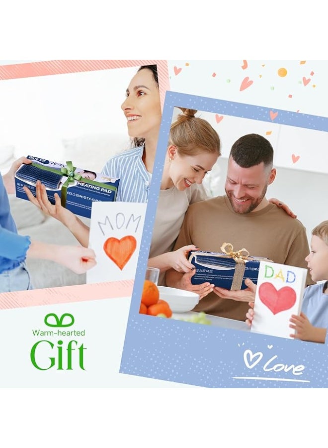 وسادة تدفئة كهربائية XXL بـ 6 مستويات حرارة – علاج حراري رطب وجاف لتخفيف آلام الظهر والرقبة والكتف مع إيقاف تلقائي - Image 4