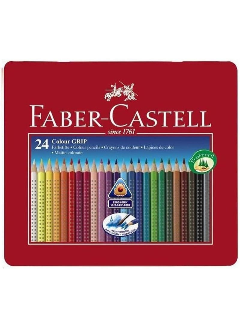 Faber-Castell 24 Colour GRIP Colour Pencils - Image 1