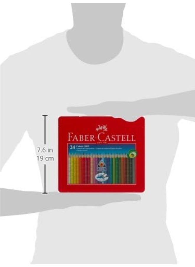 Faber-Castell 24 Colour GRIP Colour Pencils - Image 3
