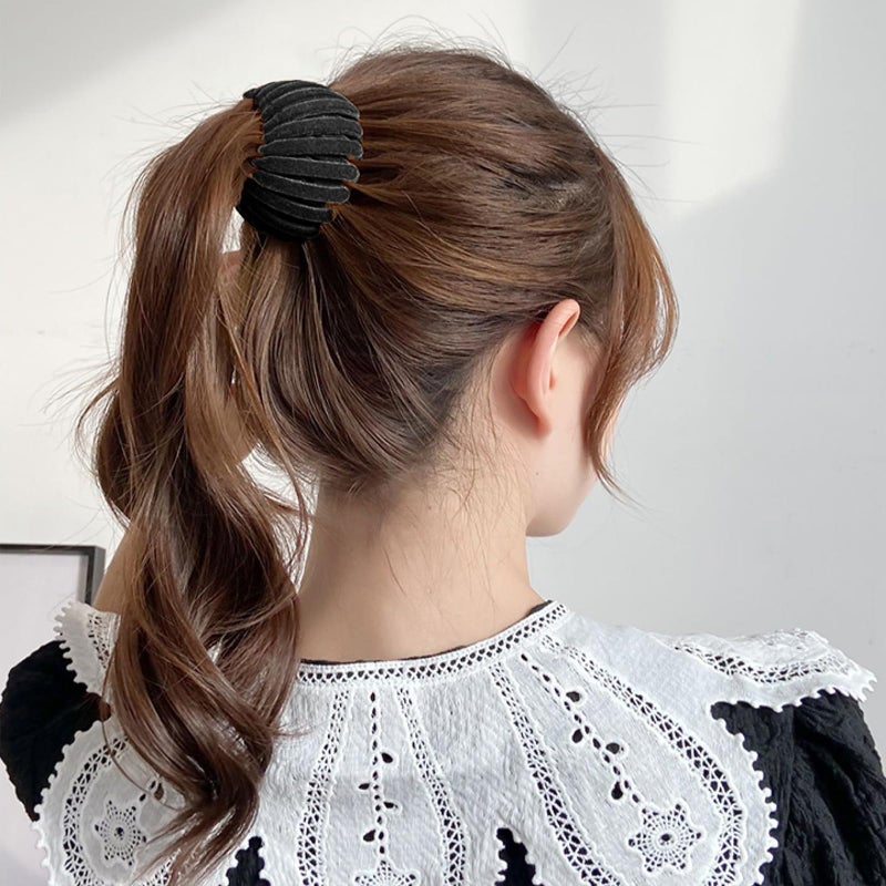 Sizobi Bird Nest Magic Hair Clip, Birds Nest Hair Clips for Women, Birds Nest Hair Clip, Hair Accessories for Women Hair Bun Maker Ponytail Holders for Thick Thin Hair, Headbands for Women Non Slip - Image 5