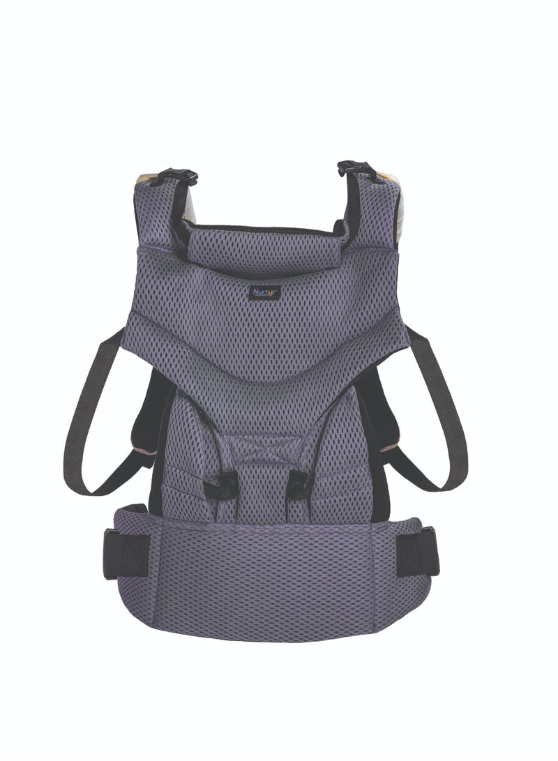 Nurtur Willow Deluxe Mesh Infant Baby Carrier – Premium Fabric, Dual-Facing Comfort, Adjustable Cushioned Straps, & Built-In Baby Bib  - Image 1