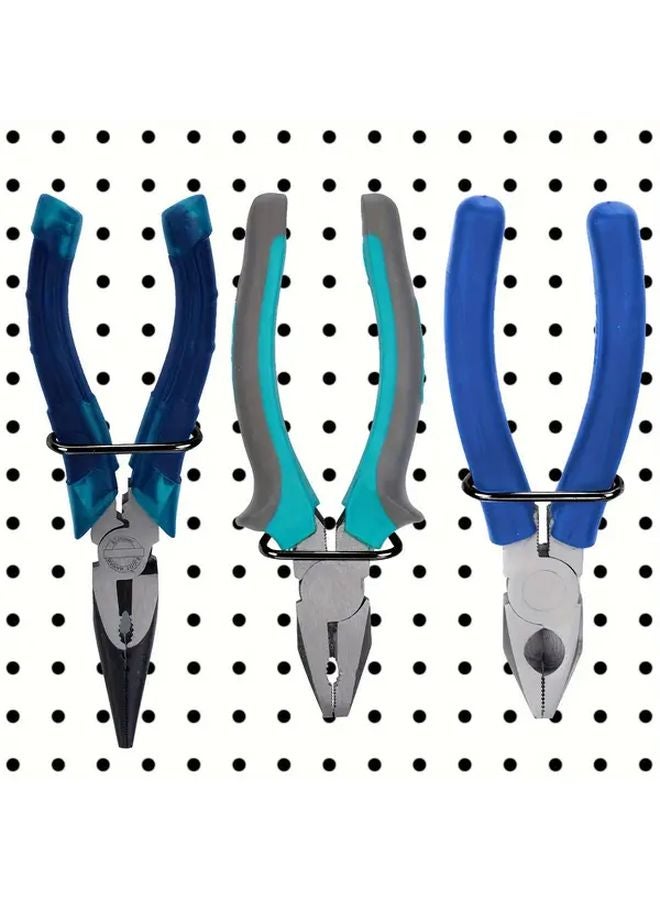 30 Pcs Black Metal Hooks for Pegboard Tool Organization Garage Storage - Image 5