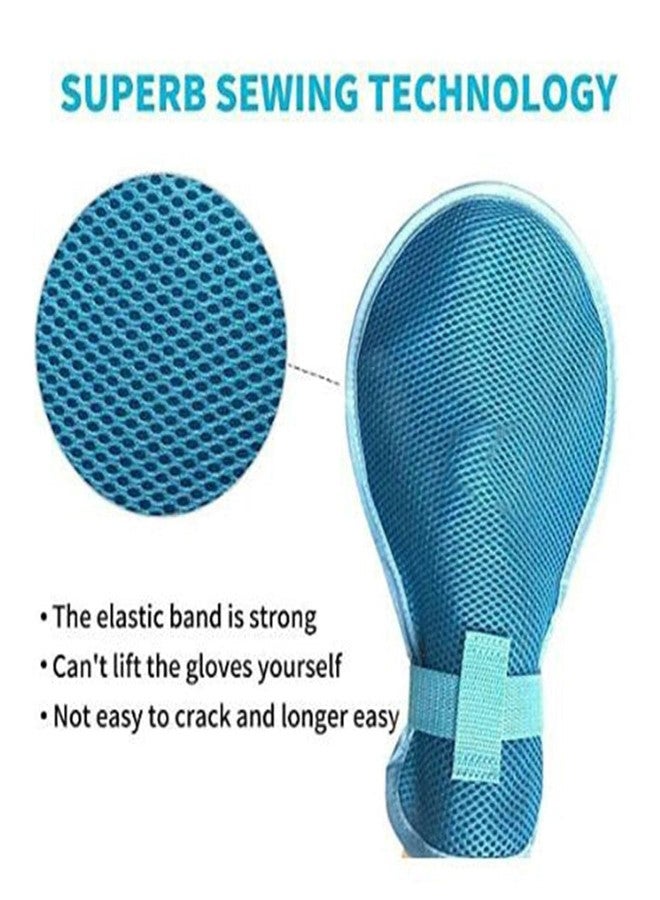 RADIONICS RADIONIC Gloves Finger Hospital Hands Hontrol Mitts For Restraints Patient - Image 3