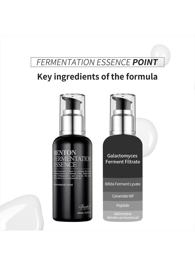 BENTON جوهر التخمر 100 مل (3.38 أونصة سائلة) - مستخلص تخمر جالاكتوميسيس و جوهر شد البشرة و تنشيطها، مضاد للتجاعيد، مرطب، للبشرة الباهتة و الجافة - Image 5