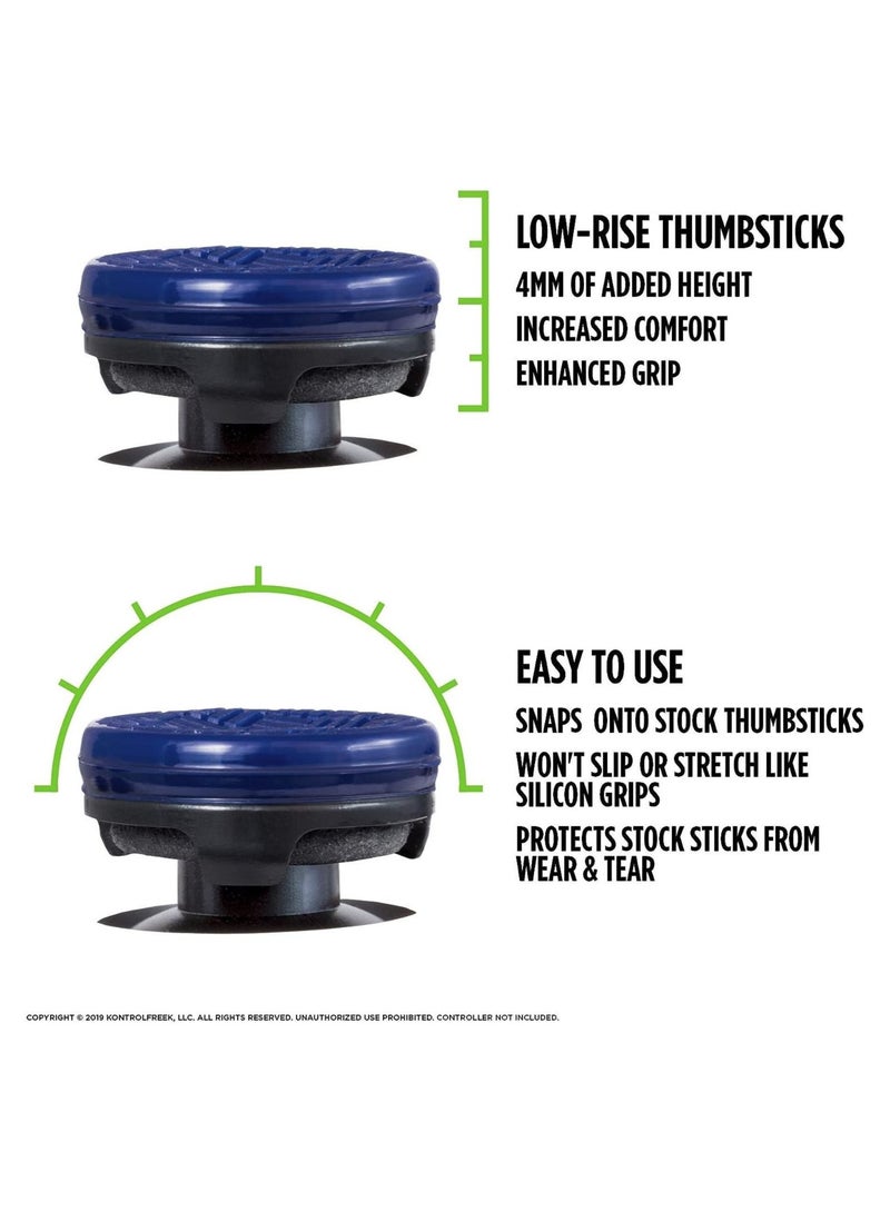 Captaintech Galaxy Purple for PlayStation 4 (PS4) and PlayStation 5 (PS5) Performance Thumbsticks, Compatible Controller Grip Performance, for Galaxy Themed Thumbstick Covers, 2 High-Rise Convex - Image 2