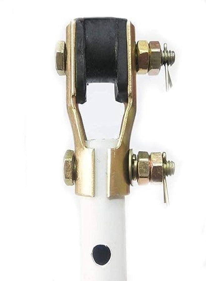 TRICONE Heavy Duty Steel & Rubber Clamp with Special Fan Rod Nut Bolt & Locking pins | Fan to Ceiling Hook Attachment Clamp (Pack of 4) - Image 3