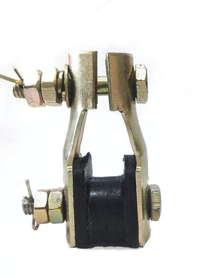 TRICONE Heavy Duty Steel & Rubber Clamp with Special Fan Rod Nut Bolt & Locking pins | Fan to Ceiling Hook Attachment Clamp (Pack of 4) - Image 2