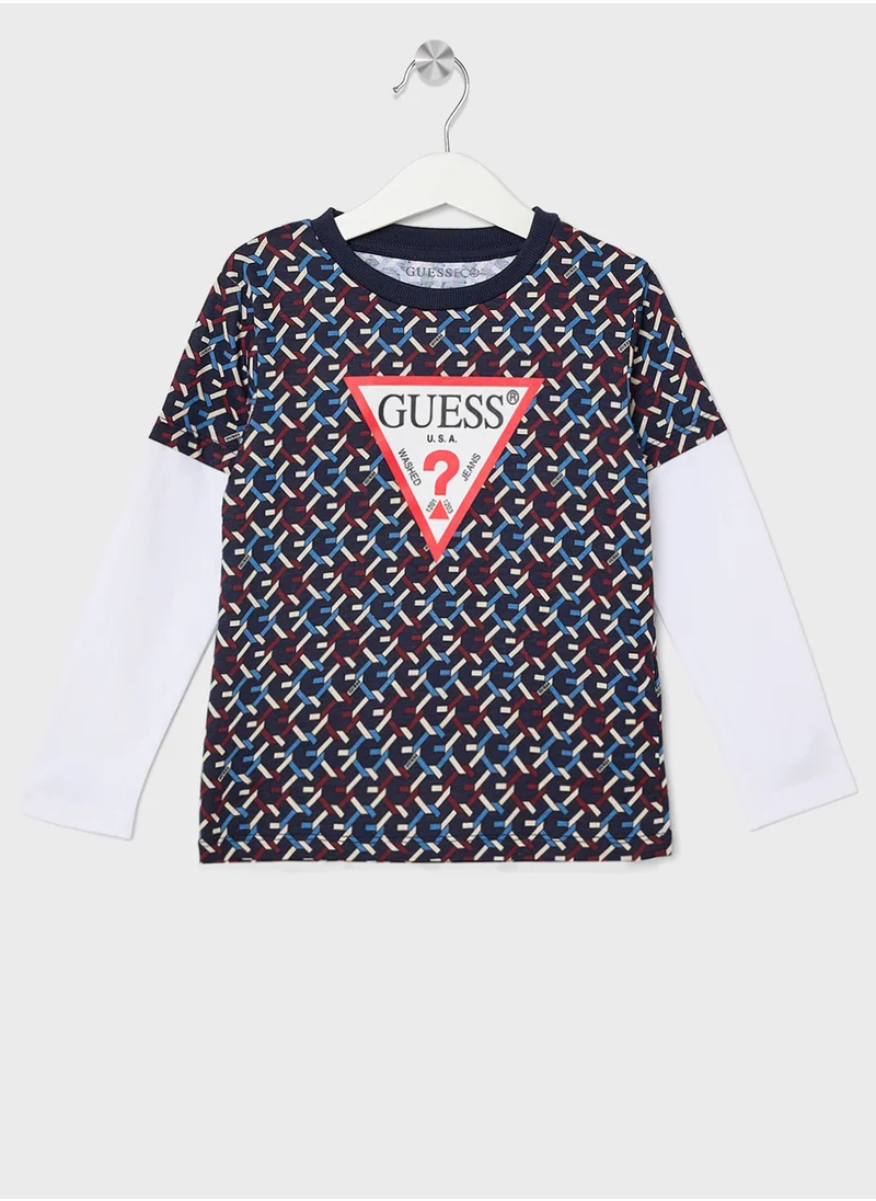 GUESS Kids Logo Detail T-Shirt