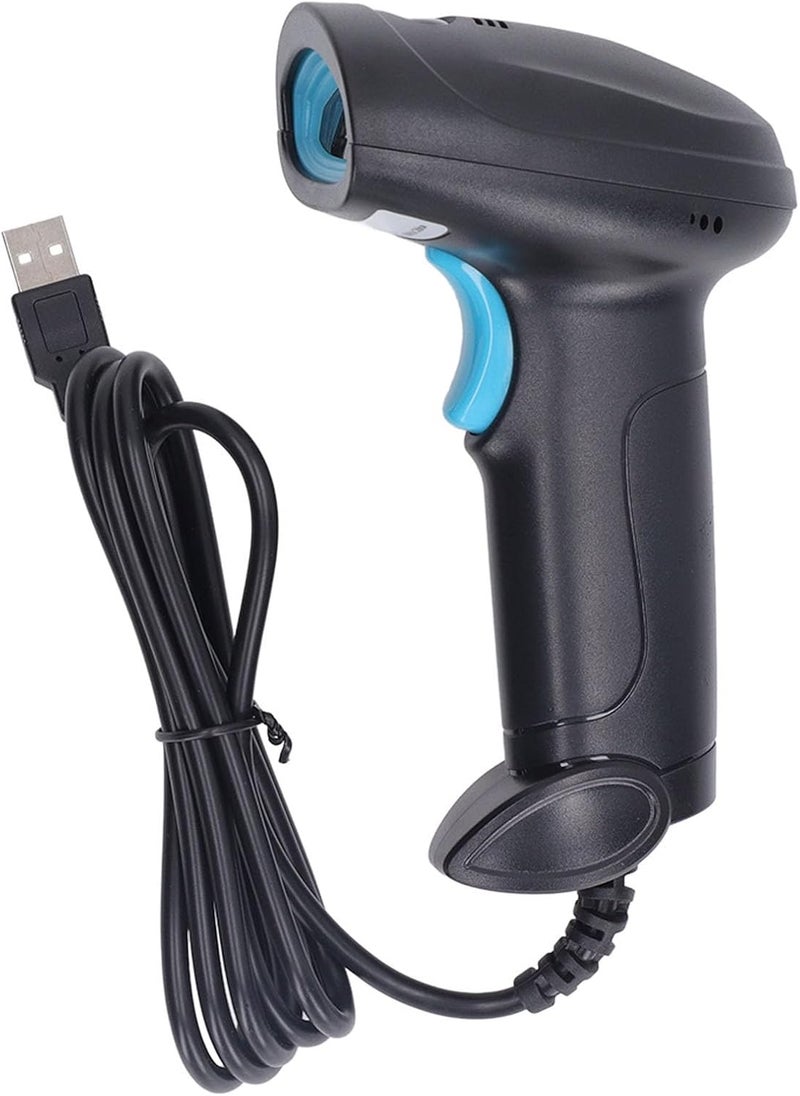 1D Barcode Scanner - Fast Decoding Reader with USB Wired Connection and 5 mil Accuracy, for Warehouse and Retail Data Entry, Compatible with Digital Screen and Reflective Codes - Image 5