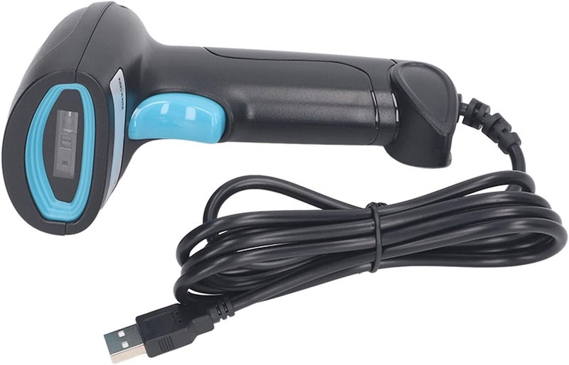 1D Barcode Scanner - Fast Decoding Reader with USB Wired Connection and 5 mil Accuracy, for Warehouse and Retail Data Entry, Compatible with Digital Screen and Reflective Codes - Image 3
