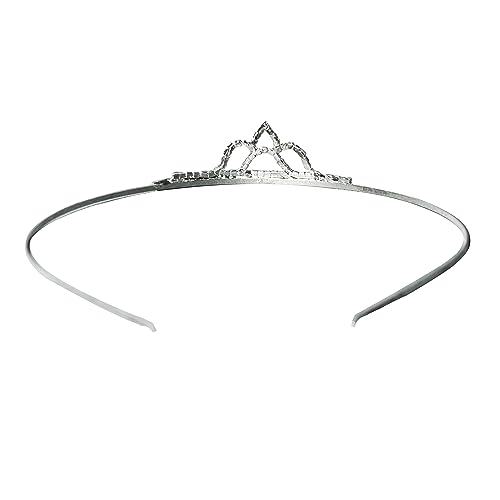 DECOFY Rhinstone Crown/Tiara Set Very Elegant Small & Beautiful Peice of Crown Ideal For Kids, Girls & Womens (1 Pc) - Image 4