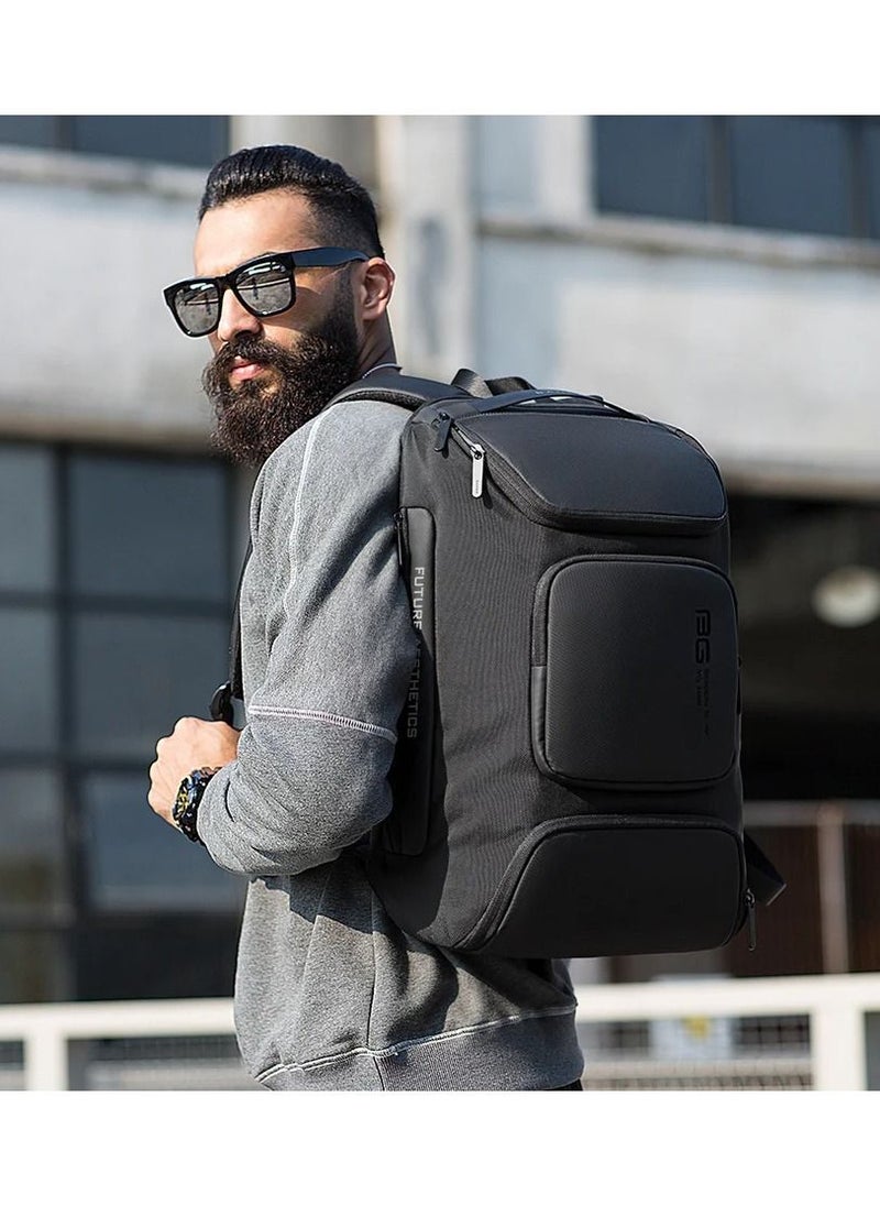 Generic LAPTOP BACKPACK 17 INCH BUSINESS TRAVELLING BACKPACK WITH USB CHARGER PORT,WEEKENDER CARRY-ON BACKPACK  - Image 2