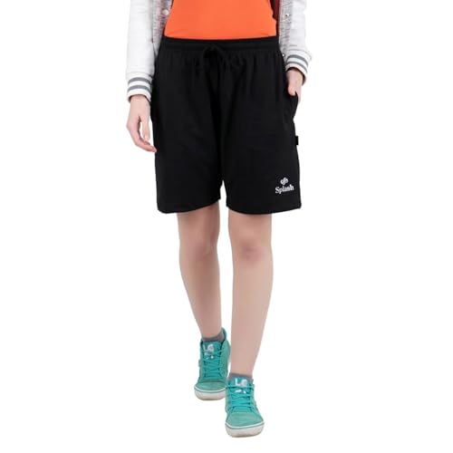 Splash - Women 's Shorts - Plain (Black, M) - Image 1