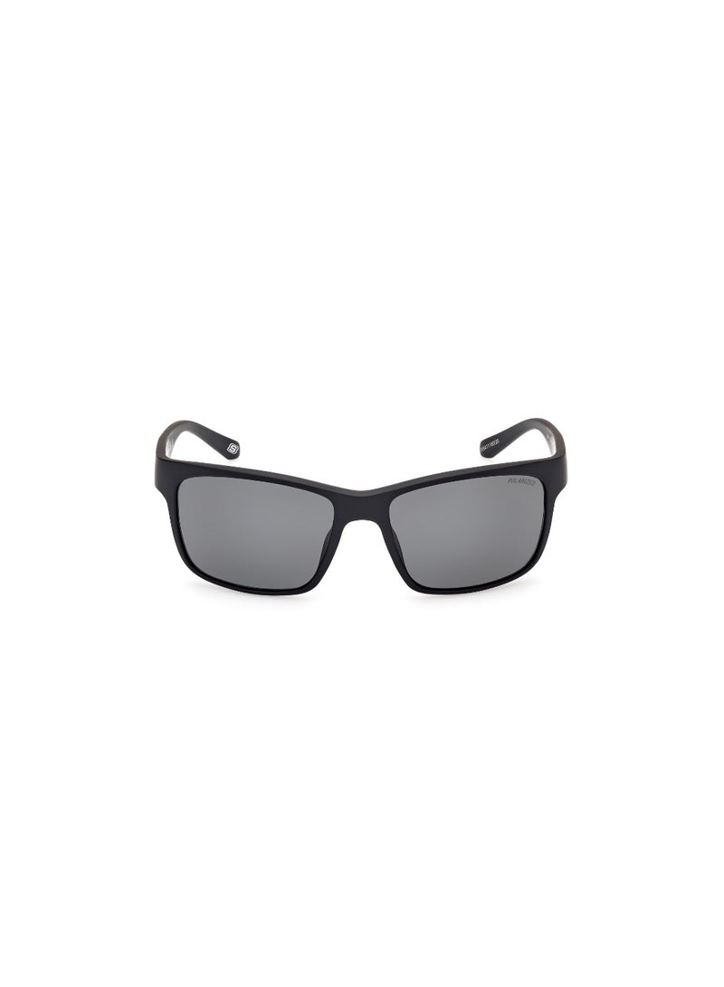 SKECHERS Plastic Square Full Rim Men Polarized Sunglass - Image 2