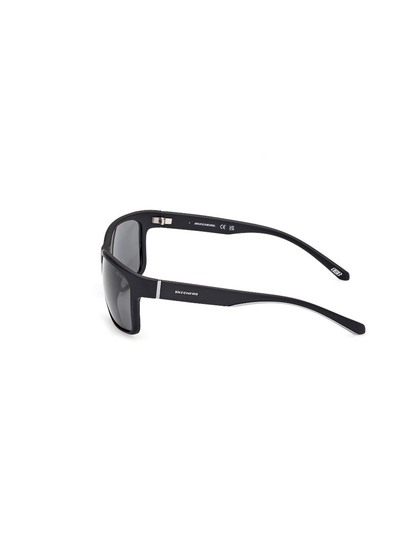 SKECHERS Plastic Square Full Rim Men Polarized Sunglass - Image 4