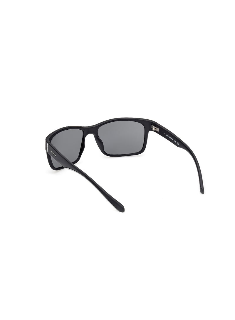 SKECHERS Plastic Square Full Rim Men Polarized Sunglass - Image 5