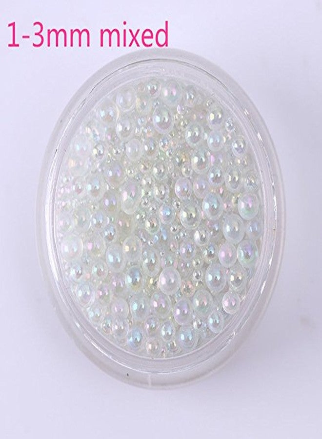 Magik Mini Bubble Beads 3D Nail Art Decoration Manicure 1-3mm Mixed Colorful DIY (8 Pack, Clear) - Image 4