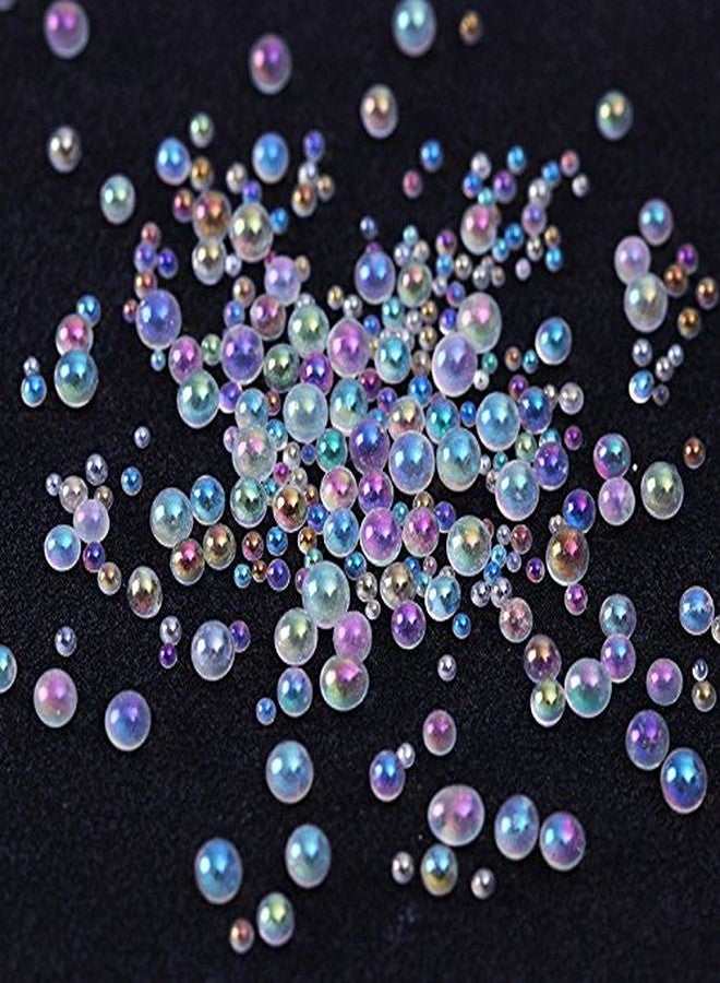 Magik Mini Bubble Beads 3D Nail Art Decoration Manicure 1-3mm Mixed Colorful DIY (8 Pack, Clear) - Image 2