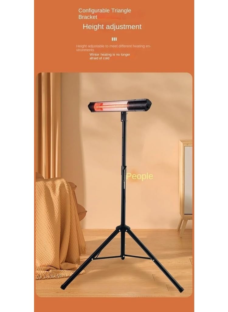 7MD Infrared Heater, IP65 Waterproof Electric Heater with 3 Heat Levels, Smart APP Control, Energy Saving Instant Heating, Safe Anti Scald Design for Indoor Outdoor Use - Image 4